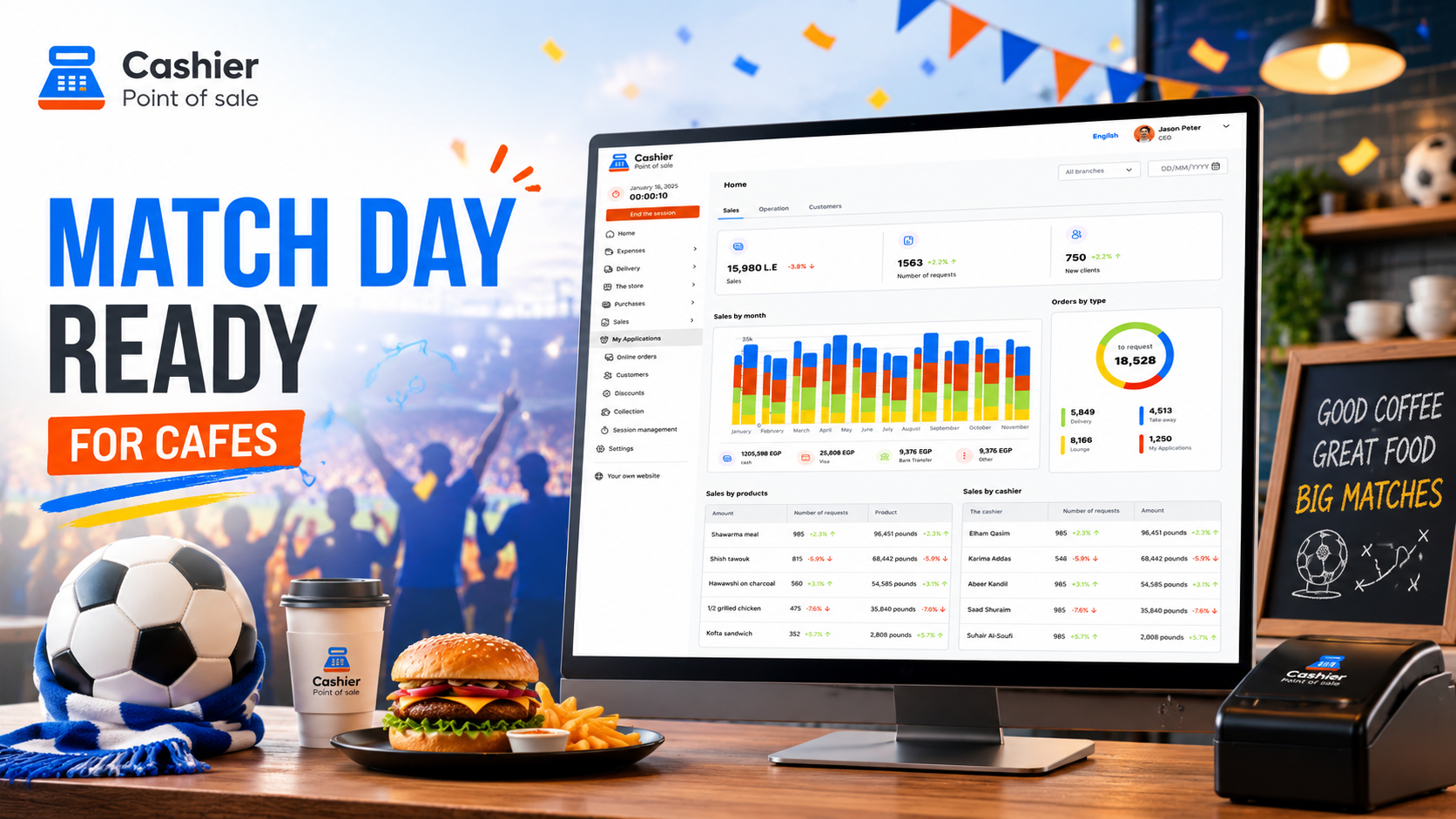Free POS System for Cafes for World Cup